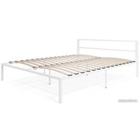 Кровать Князев Мебель Берта 140x190 БА.140.190.Б (белый муар)