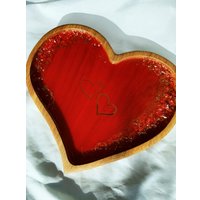 Менажница Wood_N_Sea Сердце красное Мс-1/26