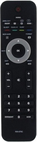 

Пульт ДУ Huayu RM-670C для Philips universal