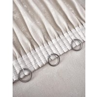 Комплект штор Mio Tesoro Мрамор 150x270 (2 шт, молоко)