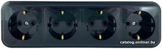 Розетка Bylectrica Пралеска РА16-266 (черный)
