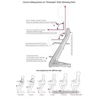 Высокий стульчик Millwood Вырастайка СП-1 (шоколад)