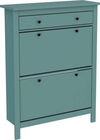 Тумба для обуви Mio Tesoro Сага 92x122 (темно-бирюзовый)