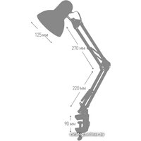 Настольная лампа Ultraflash UF-312P С01 (белый)