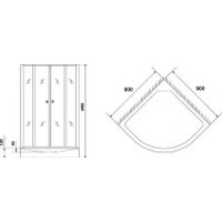 Душевой уголок Grossberg PB 69 в Лиде