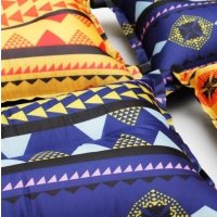 Подушка туристическая Mio Tesoro TBD0371514901B (оранжевые полосы)