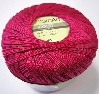 Yarnart Violet 6358 (282 м, малина, 6 мотков)