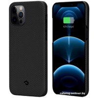Чехол для телефона Pitaka MagEZ для iPhone 12 Pro Max (plain, черный/серый)