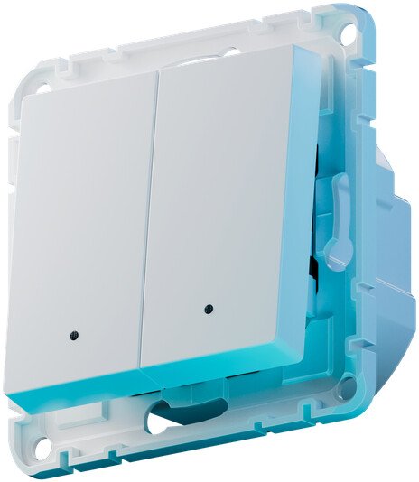 

Выключатель Sber AtlasDesign Smart двухклавишный SBDV-00199 (белый)