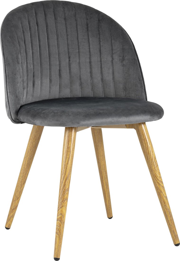 

Стул Stool Group Лион Страйпс DC-69030G HLR-21 (велюр серый)