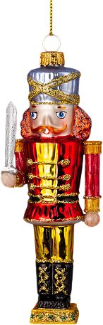 

Елочная игрушка Erich Krause Decor. Щелкунчик с саблей 62501
