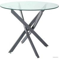 Кухонный стол Signal Agis AGISC (прозрачный/черный матовый)