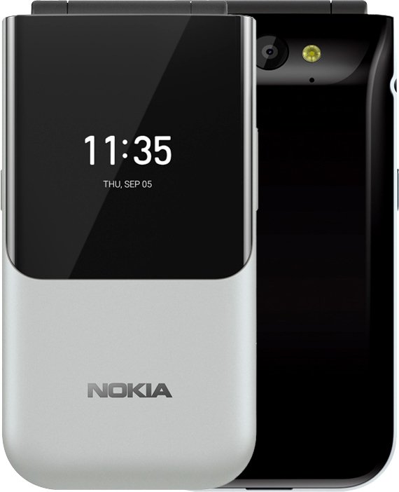 

Кнопочный телефон Nokia 2720 Flip (серый)