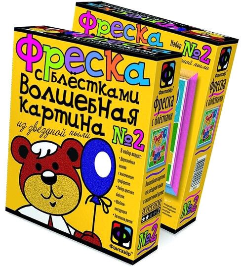 

Фреска Фантазер Фреска с блестками Медвежонок 407052