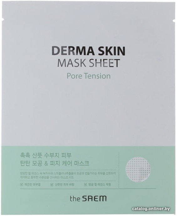 The Saem Маска для лица тканевая Derma Skin Mask Sheet Pore Tension