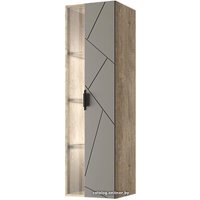 Шкаф распашной Anrex Kaylas 1V-P 3 полки (дуб каньон/силк шитаке)