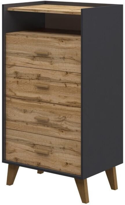 

Комод Мебель Неман Сканди МН-036-18(1) (дуб вотман, графит)