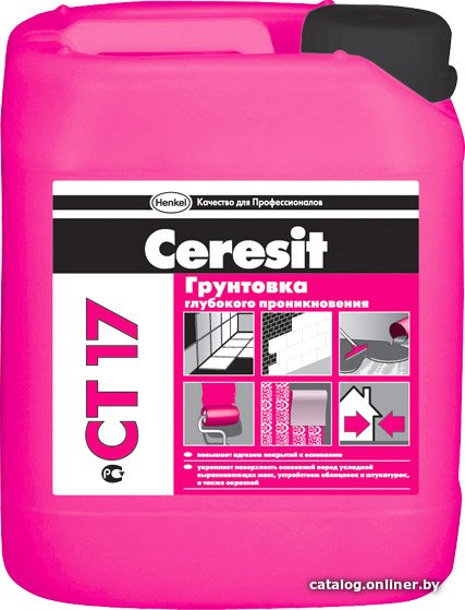 Акриловая грунтовка Ceresit CT 17 SuperGrunt 10л