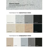 Смеситель Polygran Элара (светло-серый 314)