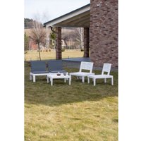 Набор садовой мебели Ipae Progarden MOL05CCB (белый)