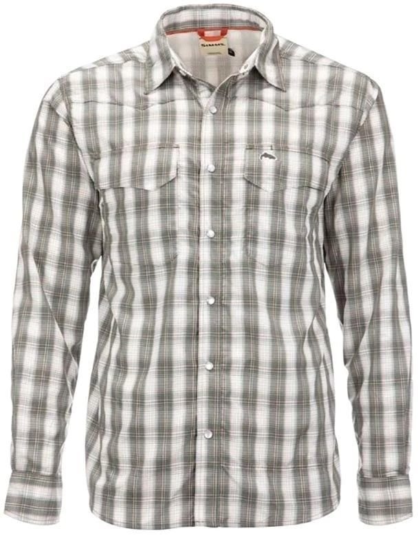 

Рубашка Simms Big Sky LS Shirt (XL, серый/белый)