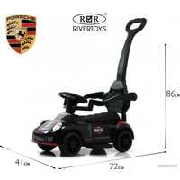 Каталка RiverToys F005FF-P (черный)