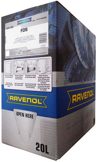 

Моторное масло Ravenol FDS SAE 5W-30 20л