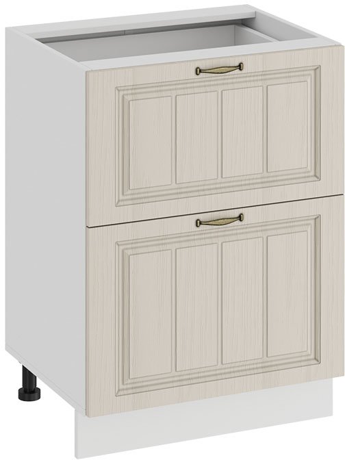 

Шкаф напольный Трия Лина 1Н6Я2 (белый/крем)