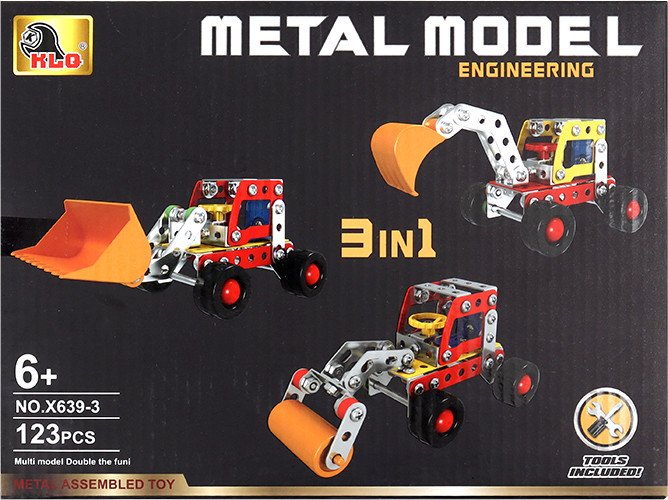 

Металлический конструктор Darvish 3 в1 Metal model SR-T-4790A (123дет.)