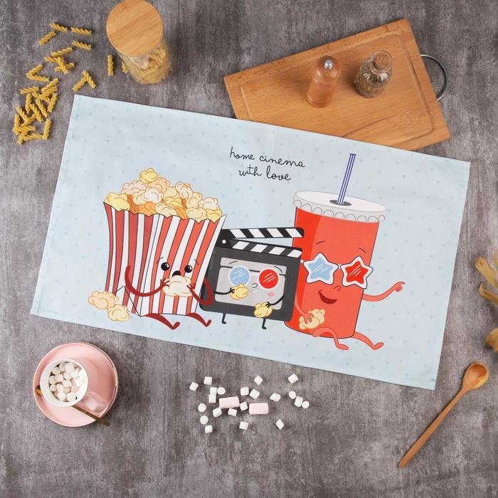 

Полотенце Этель Home cinema 5423081 (голубой)