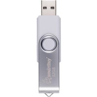 USB Flash SmartBuy Twist 32GB (белый/серебристый)