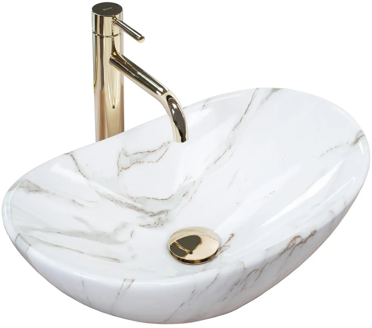 

Умывальник Rea Royal Mini Aiax Shiny U5063