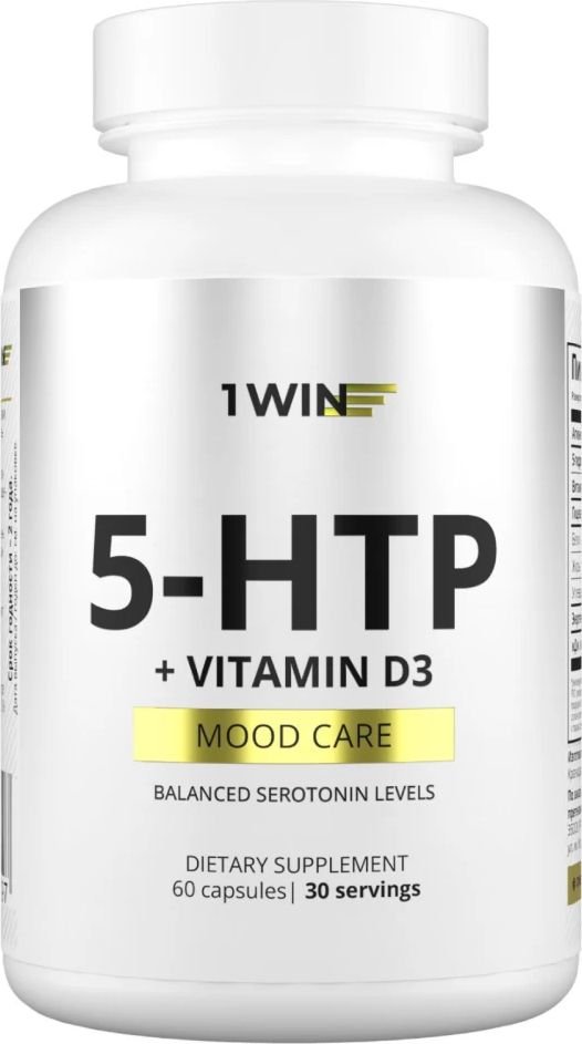 

БАД 1WIN 5-HTP Улучшение настроения (60 капсул)
