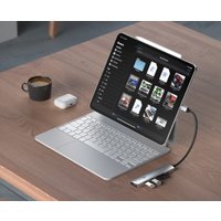 Док-станция Satechi 6-in-1 USB-C Slim Multiport Adapter ST-P6SS (серебристый)