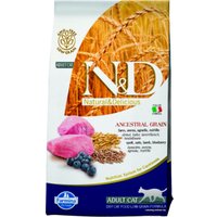Сухой корм для кошек Farmina N&D Low Grain Cat Lamb & Blueberry Adult 10 кг
