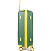 Чемодан-спиннер L'Case Lyon 76 см (сочная зелень/жёлтый)