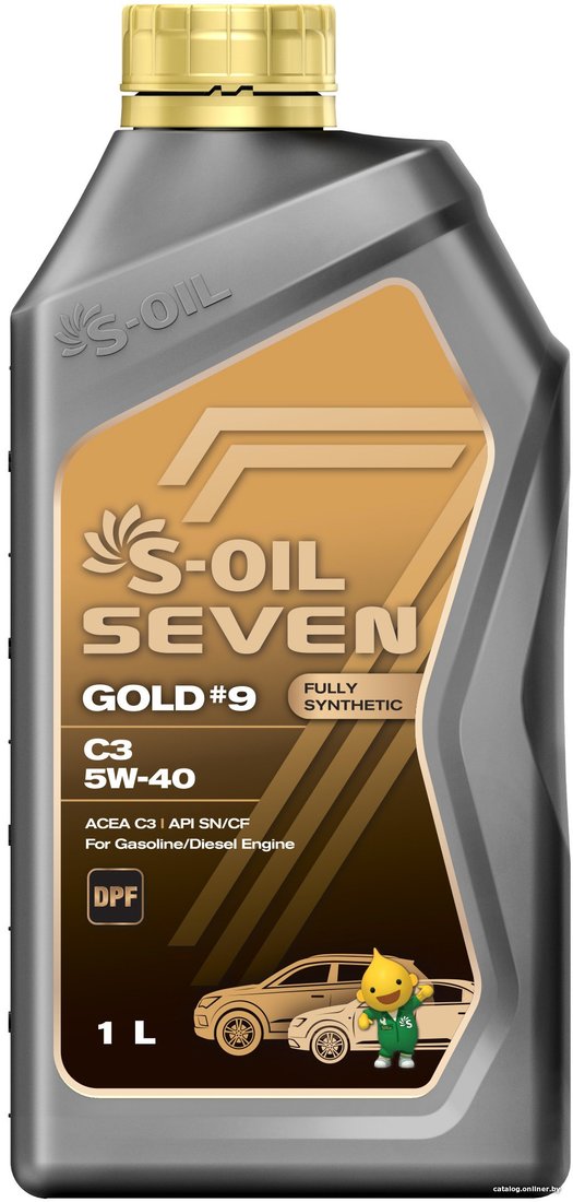 Моторное масло S-OIL SEVEN GOLD #9 C3 5W-40 1л