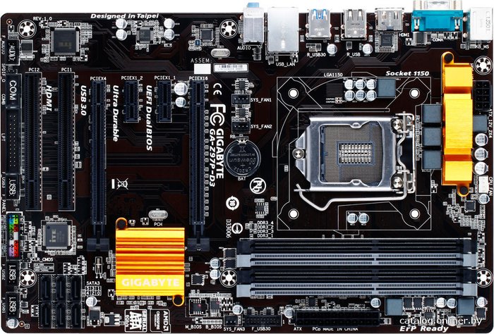 Gigabyte GA-Z97P-D3 (rev. 1.0) материнскую плату купить в Минске