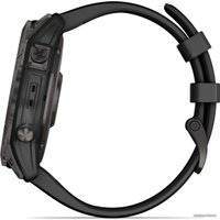 Умные часы Garmin Fenix 7X Sapphire Solar (серый карбон/черный)