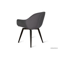 Стул с подлокотниками Aero B817-m Smoke VL17 BK (велюр, серо-коричневый)