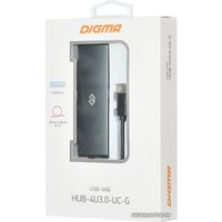 USB-хаб Digma HUB-4U3.0-UC-G