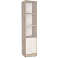 Шкаф-витрина Интерлиния СК-024 (дуб сонома/дуб белый)