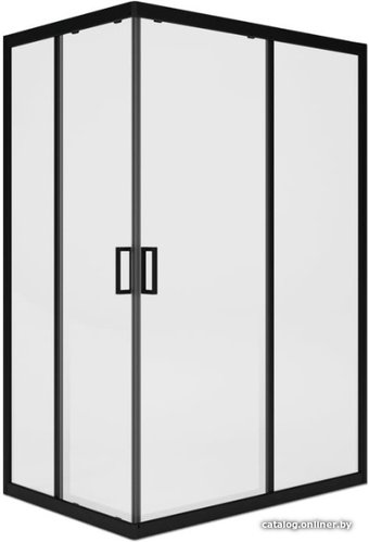 Душевой уголок Метакам Universal Pro Black 120x80 KKS_014548 (прозрачное стекло)
