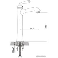 Смеситель Rose R0211Q