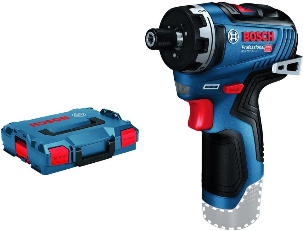 

Винтоверт Bosch GSR 12V-35 HX 06019J9102 (без АКБ, кейс)