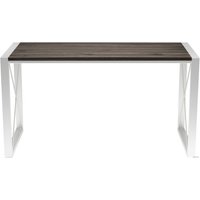 Кухонный стол Buro7 Лофт 150 (классика, дуб мореный/белый)