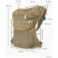 Сумка на пояс Master-Jaeger набедренная AJ-A37 (коричневый)