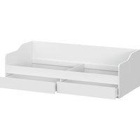 Кровать NN мебель КР 2 90х200 (белый текстурный)