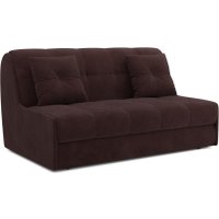 Диван Мебель-АРС Аккордеон Барон №2 ППУ 155x200 (велюр шоколад HB-178/16)