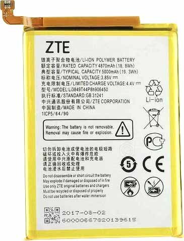 

Аккумулятор для телефона Копия ZTE LI3849T44P8H906450